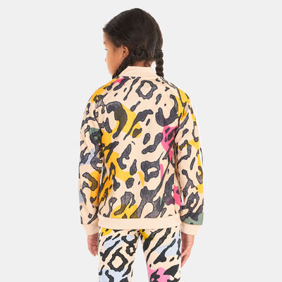 adidas Originals Kids' Graphic Animal Print Track Jacket Multi-Color adidas Originals Kids' Graphic Animal Print Track Jacket Multi-Color