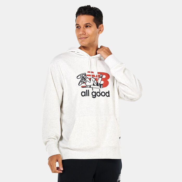 New Balance Men's Athletics Seb Curi Hoodie Grey New Balance Men's Athletics Seb Curi Hoodie Grey image number 0
