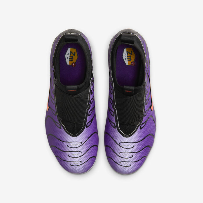 Nike Kids' Mercurial Superfly 9 FG Football Shoes Purple Nike Kids' Mercurial Superfly 9 FG Football Shoes Purple image number 3