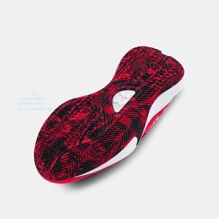 Under Armour Kids' Lockdown 7 Basketball Shoes Red Under Armour Kids' Lockdown 7 Basketball Shoes Red image number 2