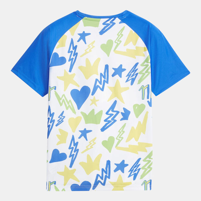 PUMA Kids' Neymar Jr. Jersey (Older Kids) White PUMA Kids' Neymar Jr. Jersey (Older Kids) White image number 1