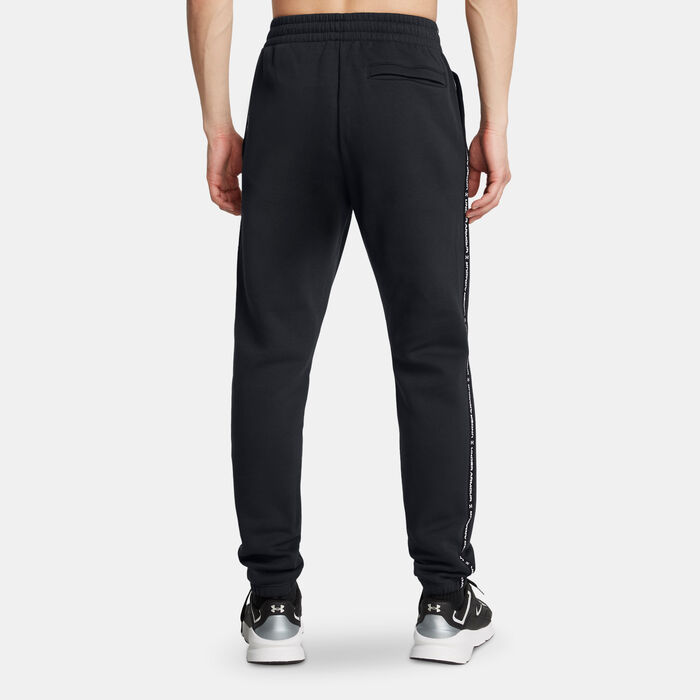 Under Armour Men's Fleece Taping Joggers Black image number 1