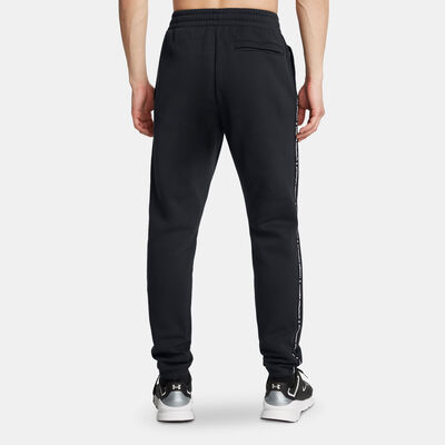 Under Armour Men's Fleece Taping Joggers Black Under Armour Men's Fleece Taping Joggers Black