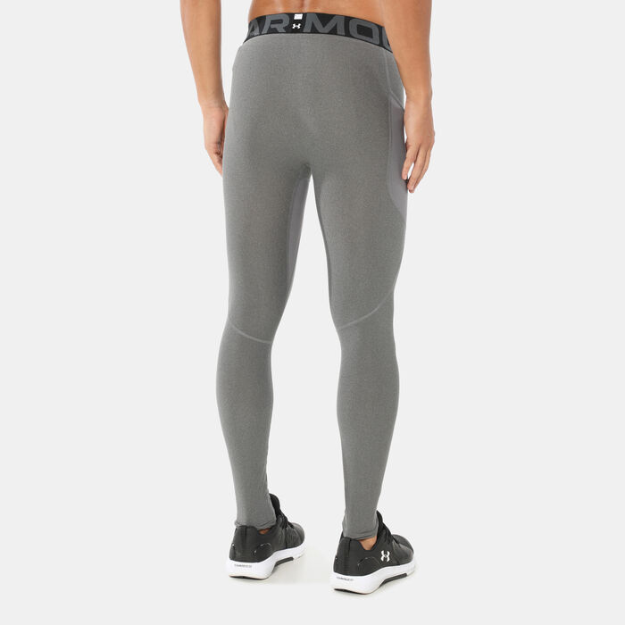 Under Armour Men's HeatGear® Armour Tights Grey Under Armour Men's HeatGear® Armour Tights Grey image number 1