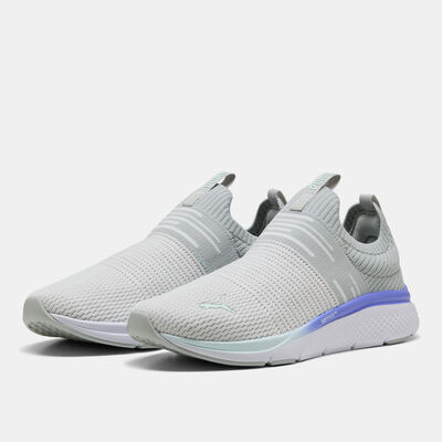 PUMA Women's SOFTRIDE Pro Echo Running Slip-On Shoes Grey PUMA Women's SOFTRIDE Pro Echo Running Slip-On Shoes Grey