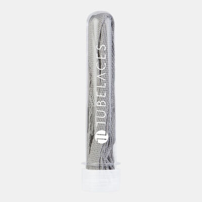TUBELACES Flat Shoelaces (5 Pieces) Grey TUBELACES Flat Shoelaces (5 Pieces) Grey