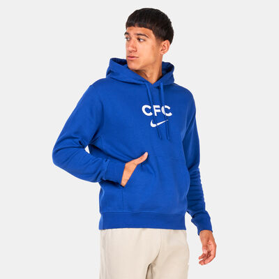 Nike Men's Chelsea Club Fleece Hoodie Blue