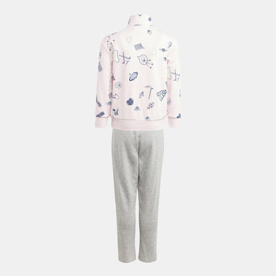 adidas Kids' Brand Love Tracksuit Pink adidas Kids' Brand Love Tracksuit Pink