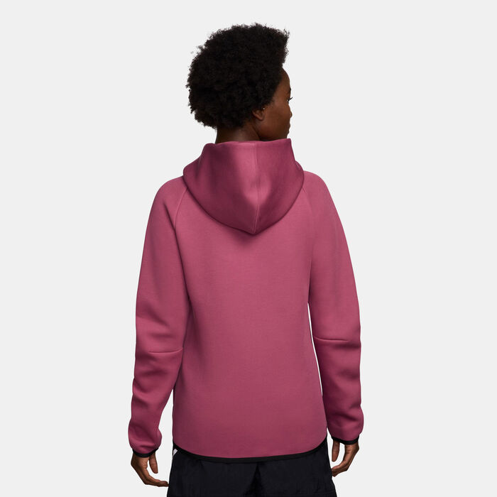Nike Women's Sportswear Tech Fleece Windrunner Full-Zip Hoodie Pink Nike Women's Sportswear Tech Fleece Windrunner Full-Zip Hoodie Pink image number 1