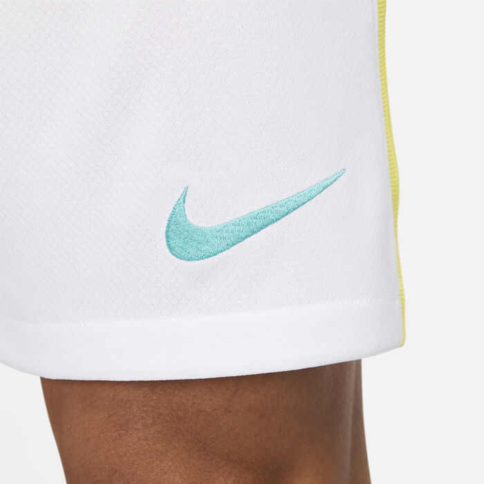 Nike Men's Brazil 2024 Stadium Away Dri-FIT Football Replica Shorts White Nike Men's Brazil 2024 Stadium Away Dri-FIT Football Replica Shorts White image number 5