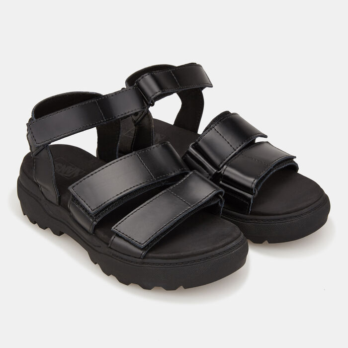 Vans Textured Waves Unisex Sandals Black Vans Textured Waves Unisex Sandals Black image number 1