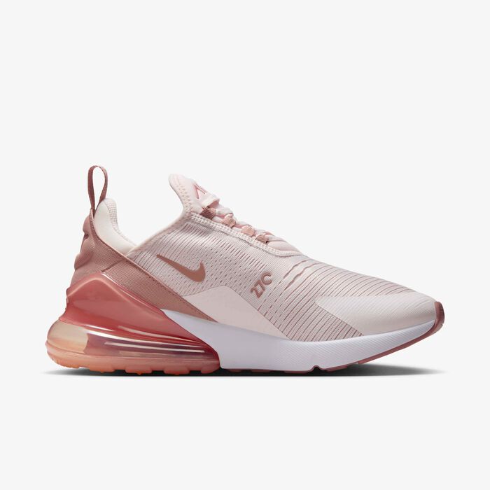 Nike Women's Air Max 270 Shoes Pink Nike Women's Air Max 270 Shoes Pink image number 2