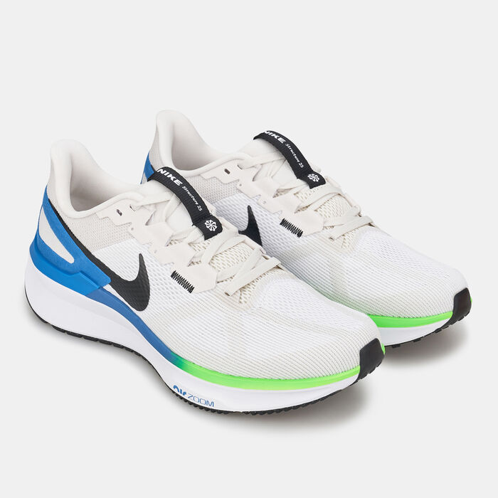 Nike Men's Structure 25 Road Running Shoes White image number 2