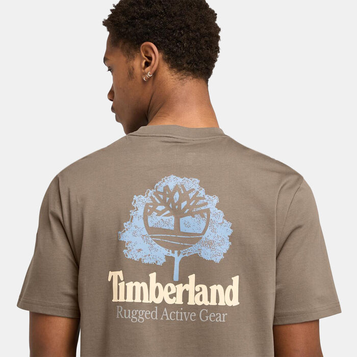 Timberland Men's Rugged Active Gear Graphic T-Shirt Brown Timberland Men's Rugged Active Gear Graphic T-Shirt Brown image number 3