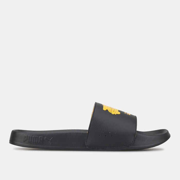 PUMA Men's Leadcat 2.0 Printed Slides Black PUMA Men's Leadcat 2.0 Printed Slides Black image number 1