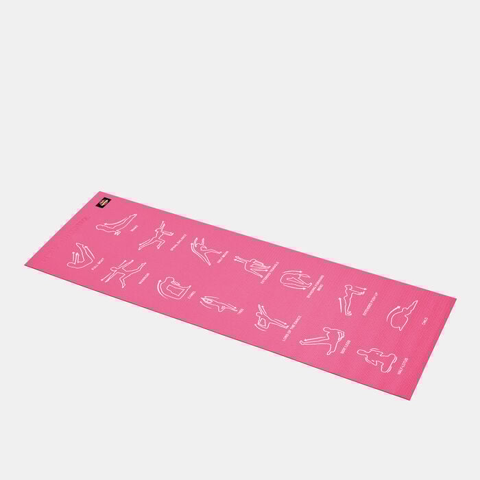 Body Sculpture Instructional Yoga Exercise Mat Pink Body Sculpture Instructional Yoga Exercise Mat Pink image number 0