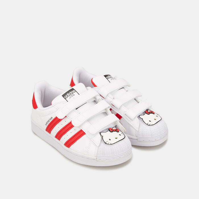 adidas Originals Kids' Hello Kitty Superstar Shoe White adidas Originals Kids' Hello Kitty Superstar Shoe White image number 1