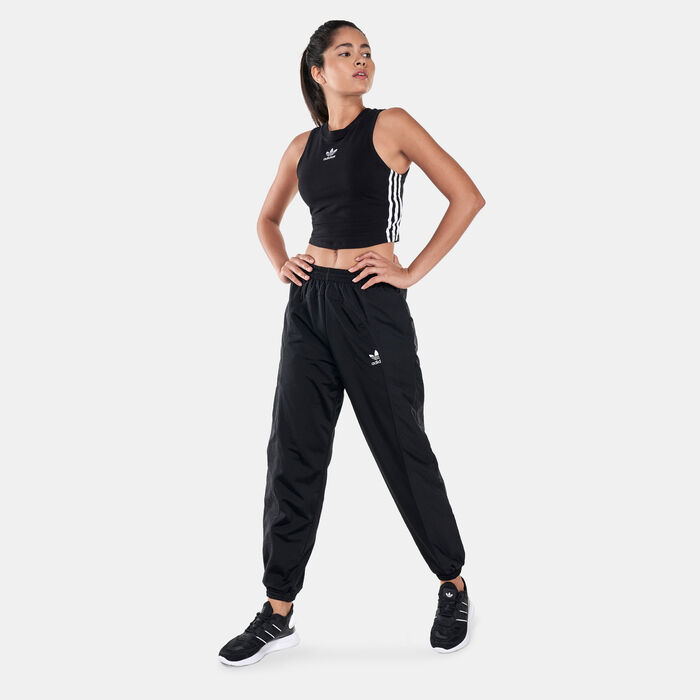 adidas Originals Women's Adicolor Split Trefoil Track Pants Black image number 2