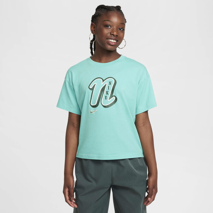 Nike Kids' Sportswear T-Shirt Blue Nike Kids' Sportswear T-Shirt Blue image number 0