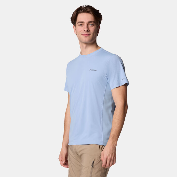 Columbia Men's Zero Rules Light Technical Hiking T-Shirt Blue Columbia Men's Zero Rules Light Technical Hiking T-Shirt Blue image number 2