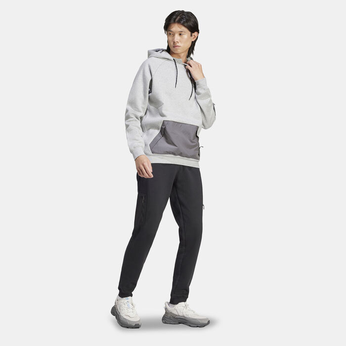 adidas Originals Men's Logo Hoodie Grey adidas Originals Men's Logo Hoodie Grey image number 2