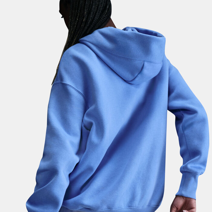 Nike Women's Sportswear Phoenix Fleece Hoodie Blue image number 5