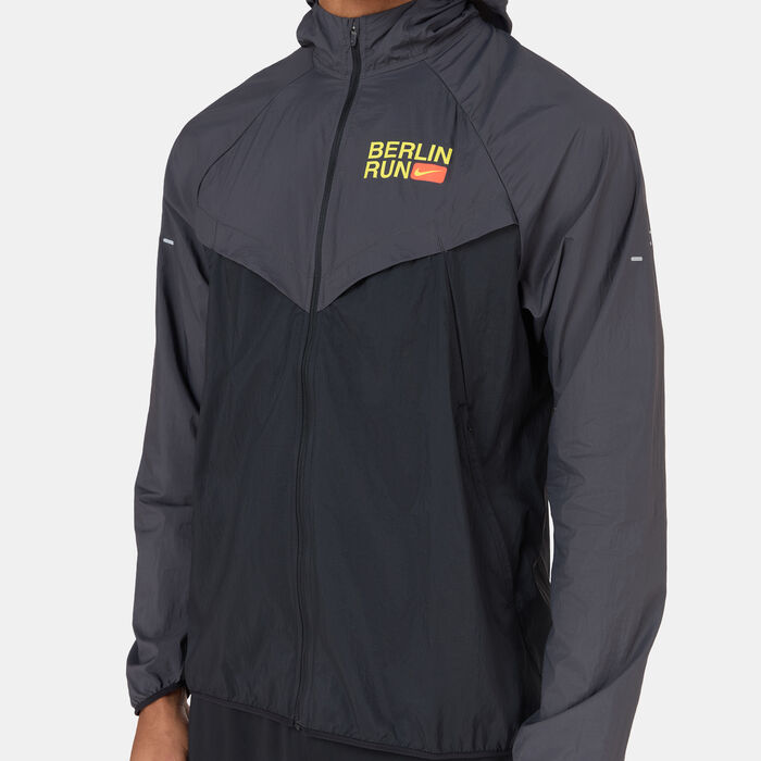 Nike Men's City MRTH Stride Running Jacket Black Nike Men's City MRTH Stride Running Jacket Black image number 3