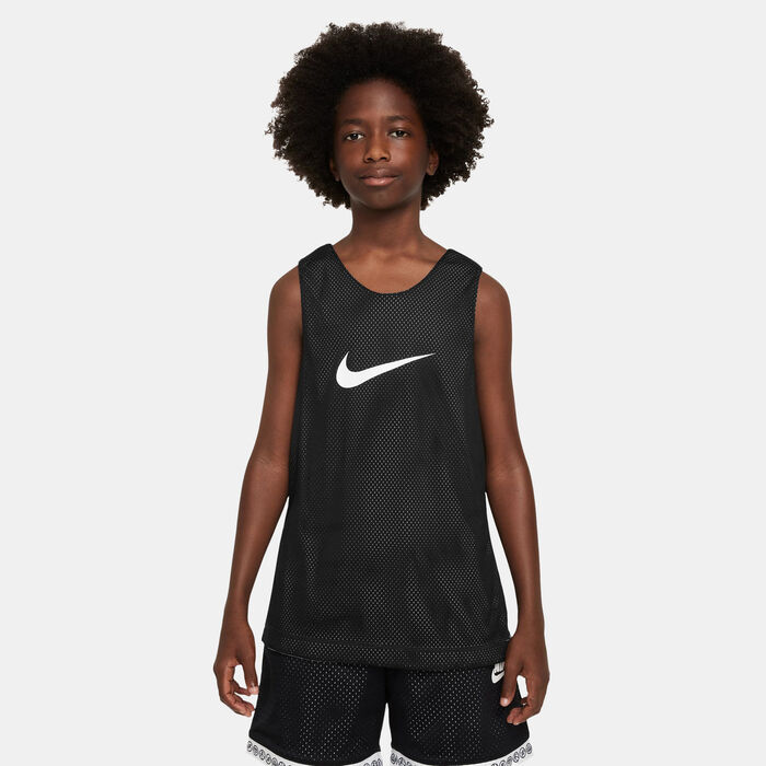 Nike Kids' Dri-FIT Basketball Tank Top White image number 2