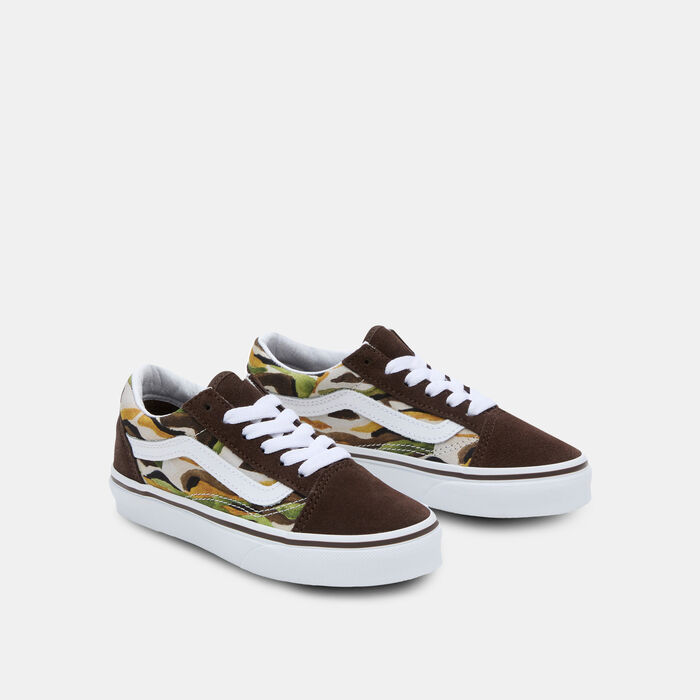 Vans Kids' Old Skool Shoes Green Vans Kids' Old Skool Shoes Green image number 1
