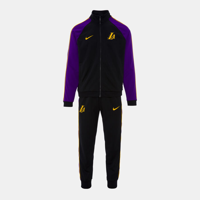 Nike Men's NBA Los Angeles Lakers Club Courtside City Edition Tracksuit Black Nike Men's NBA Los Angeles Lakers Club Courtside City Edition Tracksuit Black image number 0