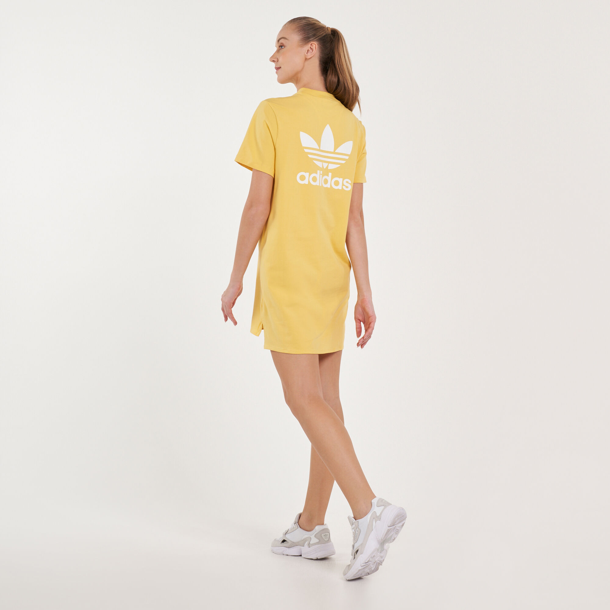 Adidas dress yellow on sale