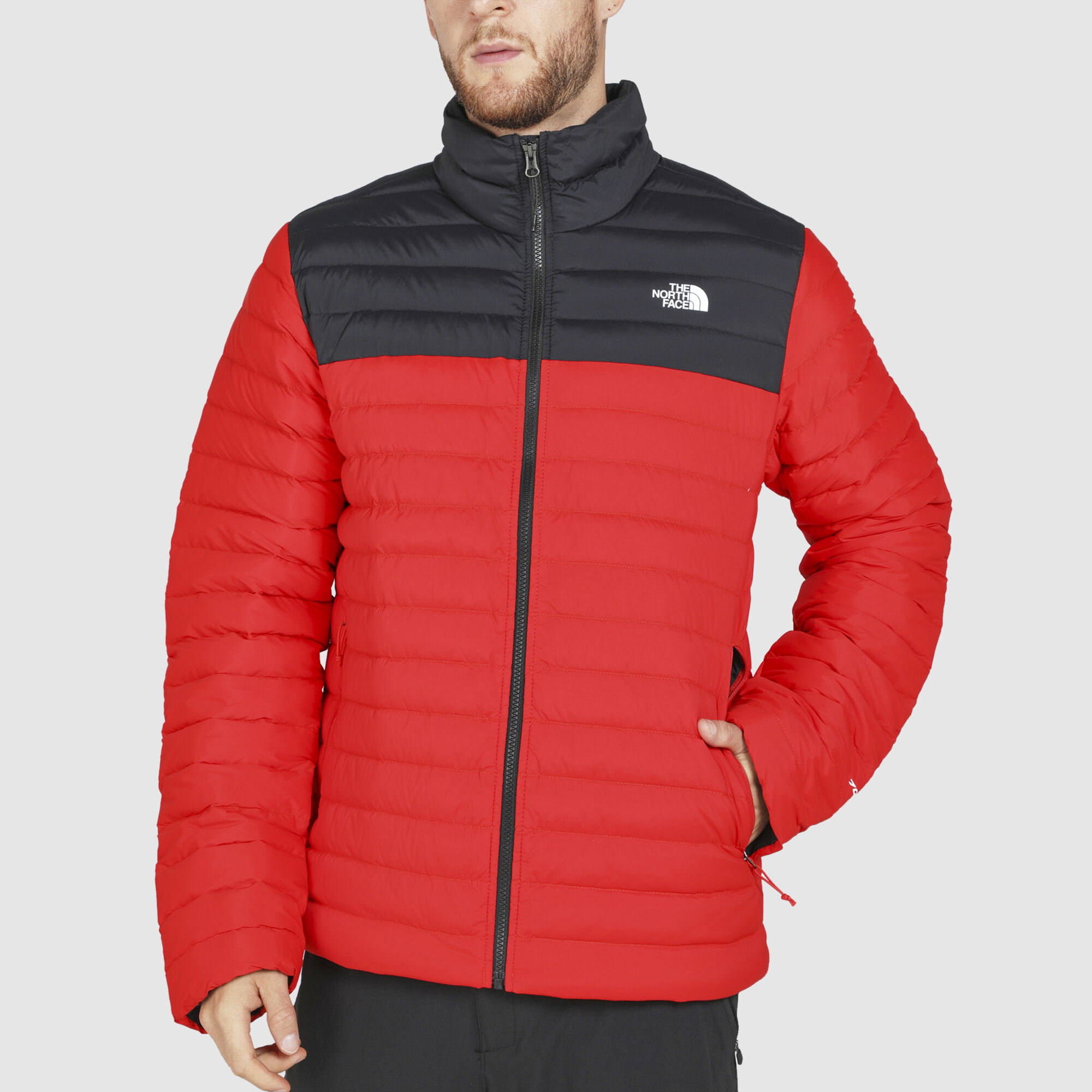 The north face men's stretch hooded hotsell down jacke