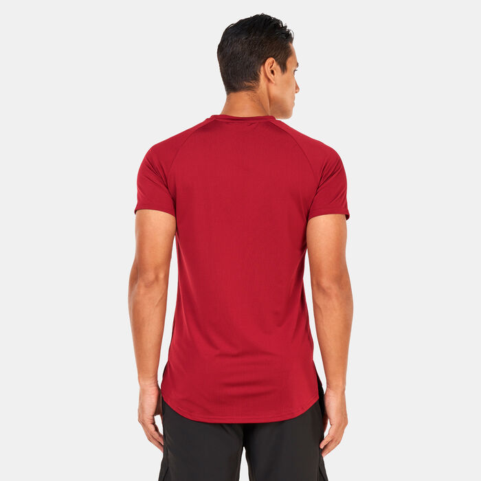 SQUATWOLF Men's Core Mesh T-Shirt Red SQUATWOLF Men's Core Mesh T-Shirt Red image number 1
