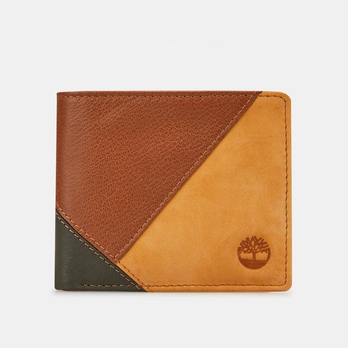 Timberland Men's Patchwork Billfold Green Timberland Men's Patchwork Billfold Green image number 0