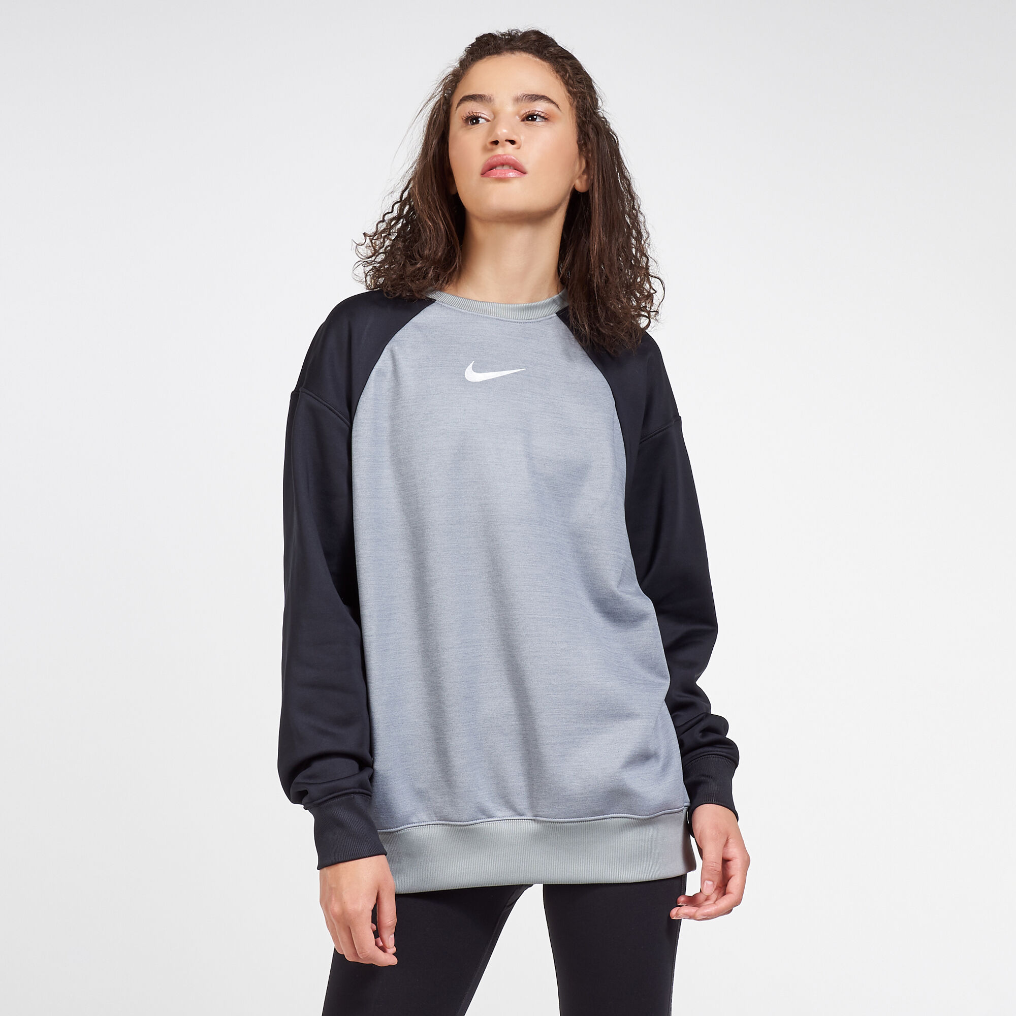 Nike dry women's swoosh crew shop sweatshirt