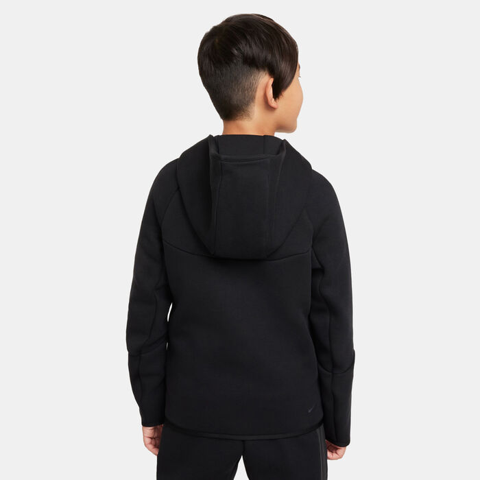 Nike Kids' Sportswear Tech Fleece Full-Zip Hoodie Black Nike Kids' Sportswear Tech Fleece Full-Zip Hoodie Black image number 1