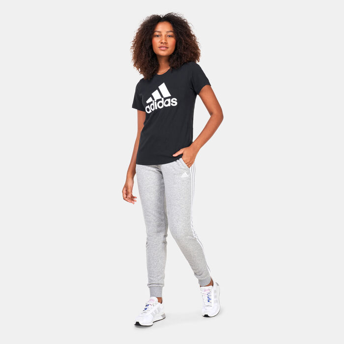 adidas Women's Essentials Logo T-Shirt Black image number 2