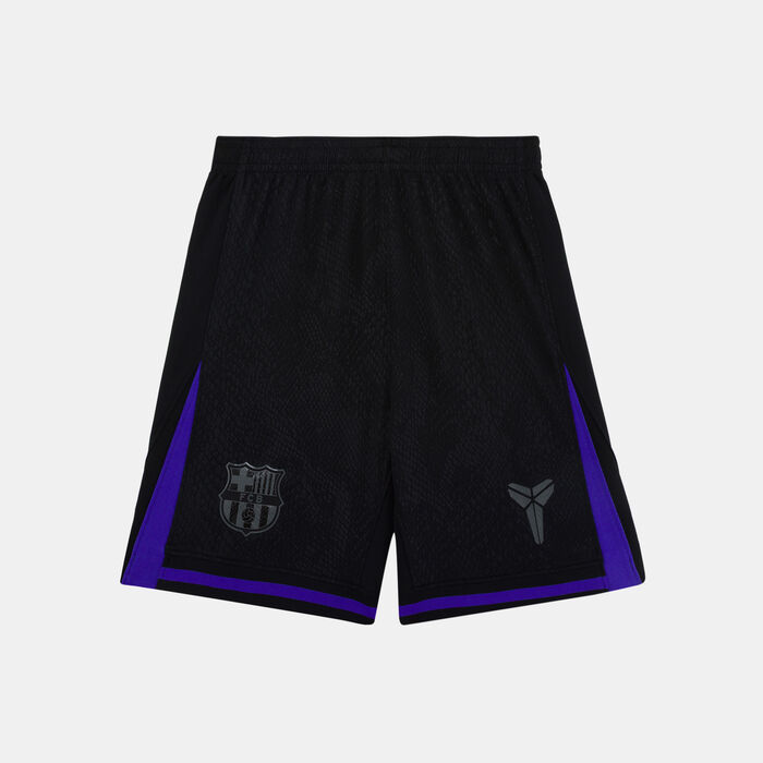 Nike Kids' FC Barcelona 25/26 Away Replica Football Shorts Black Nike Kids' FC Barcelona 25/26 Away Replica Football Shorts Black image number 0