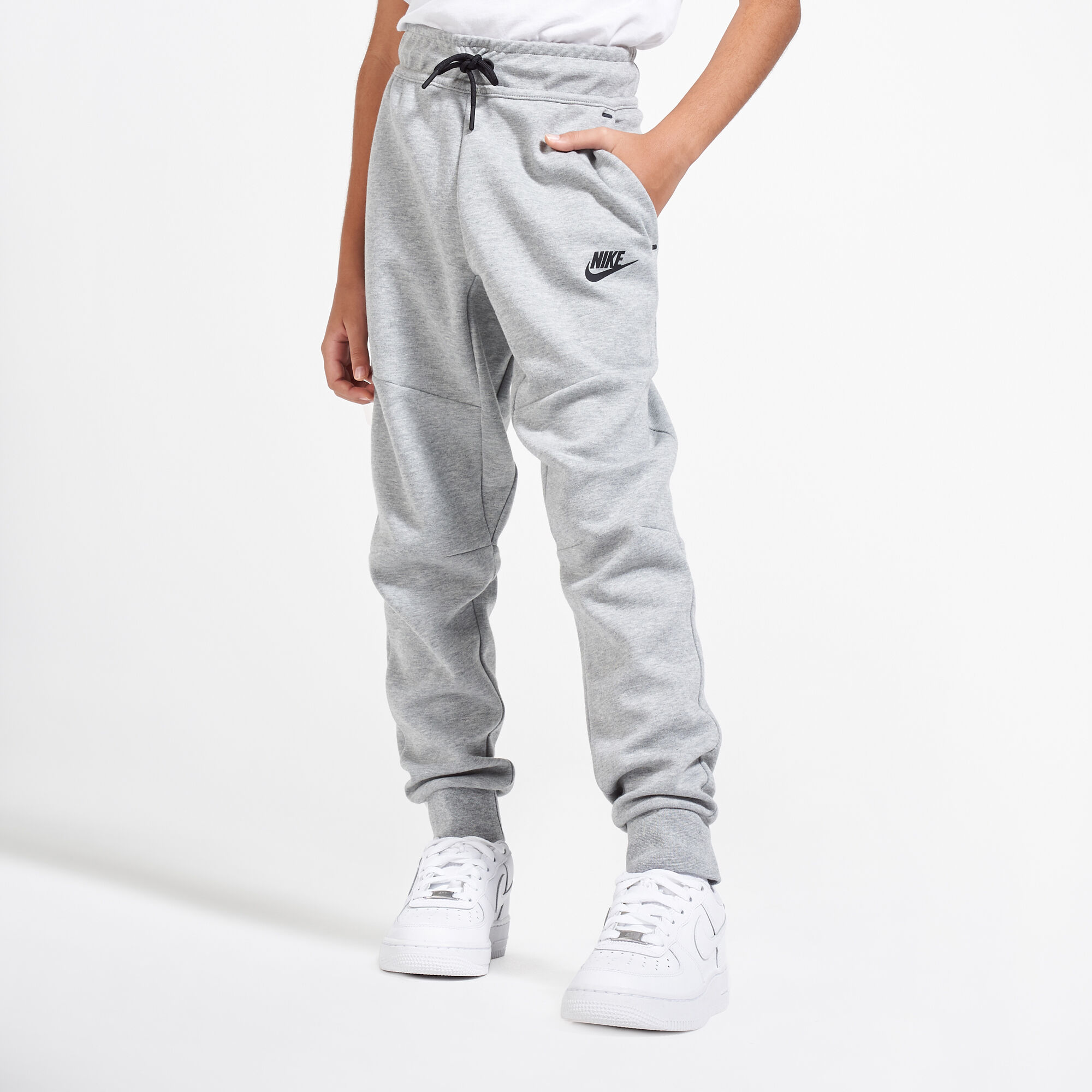 Buy Nike Kids Sportswear Tech Fleece Sweatpants Grey in KSA SSS
