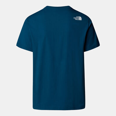 The North Face Men's Mountain Line T-Shirt Blue The North Face Men's Mountain Line T-Shirt Blue
