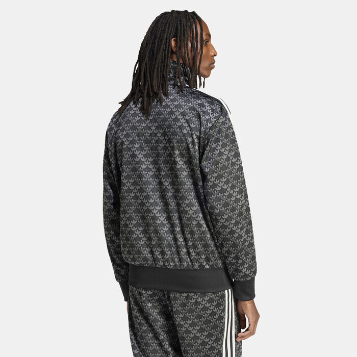 adidas Originals Men's Firebird Classic Mono Track Top Black adidas Originals Men's Firebird Classic Mono Track Top Black image number 1