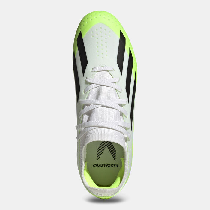 adidas Kids' X Crazyfast Injection.3 Firm Ground Football Shoes Green adidas Kids' X Crazyfast Injection.3 Firm Ground Football Shoes Green image number 2