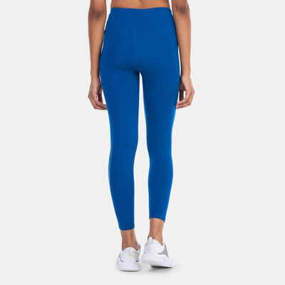 Under Armour Women's UA Motion Branded Training Ankle Leggings Blue Under Armour Women's UA Motion Branded Training Ankle Leggings Blue