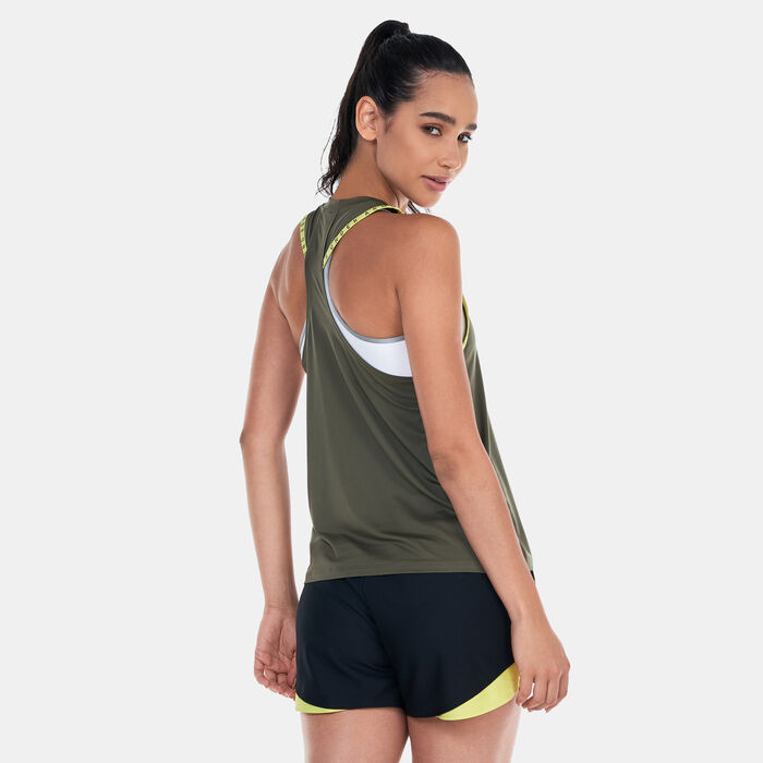 Under Armour Women's Knockout Training Tank Top Green Under Armour Women's Knockout Training Tank Top Green image number 1