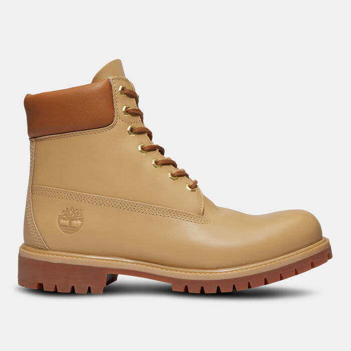 Timberland Men's Premium 6-Inch Waterproof Boots Beige image number 0