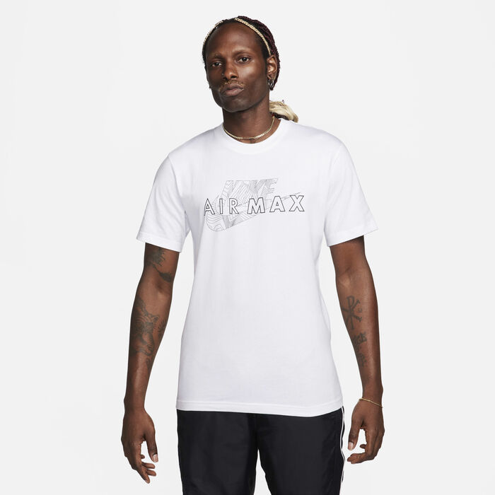 Nike Men's Air Max T-Shirt White Nike Men's Air Max T-Shirt White image number 0