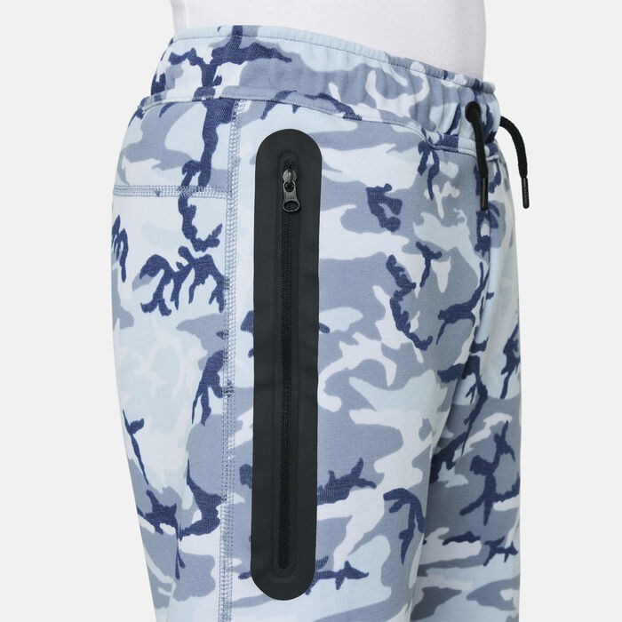 Nike Kids' Sportswear Tech Fleece Camo Joggers Blue Nike Kids' Sportswear Tech Fleece Camo Joggers Blue image number 4