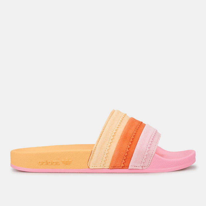 adidas Originals Women's Adilette Slides Pink adidas Originals Women's Adilette Slides Pink image number 1