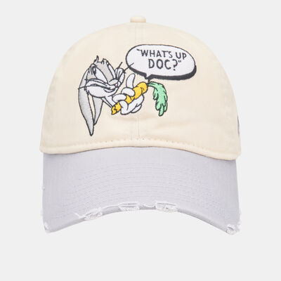 New Era Men's Warner Brothers Bugs Bunny Washed 9TWENTY Cap Grey New Era Men's Warner Brothers Bugs Bunny Washed 9TWENTY Cap Grey