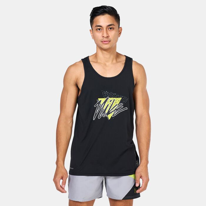 Nike Swim Men's Swim Vibe Tank Top Black image number 0